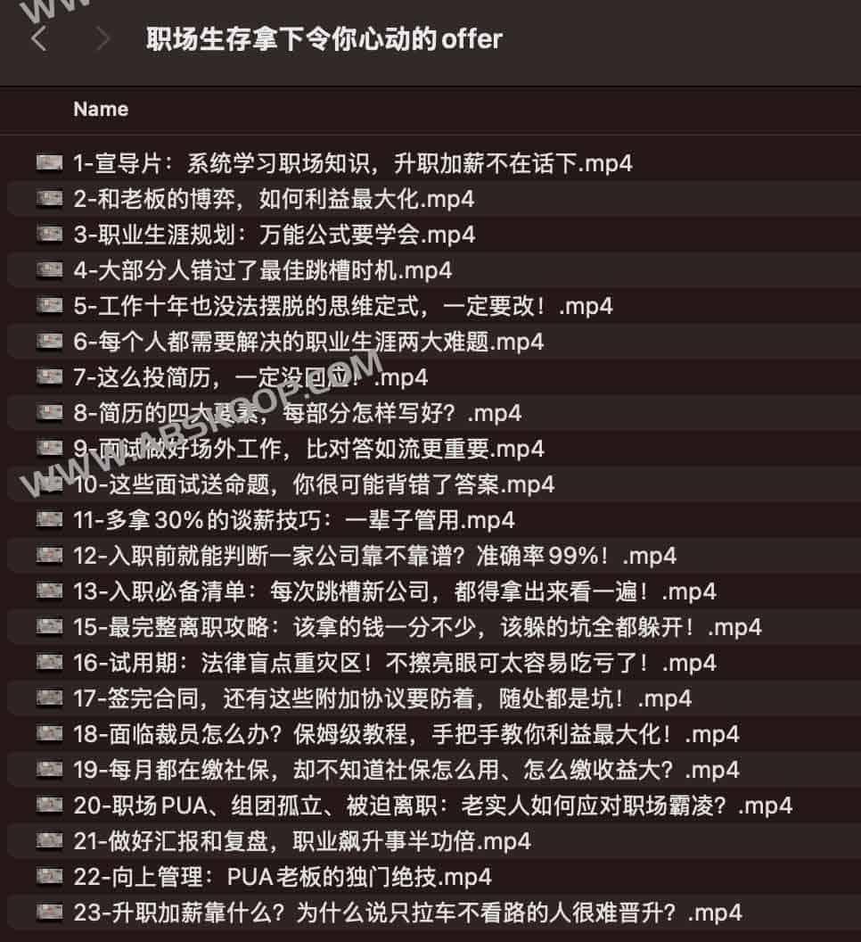 职场生存拿下令你心动的offer