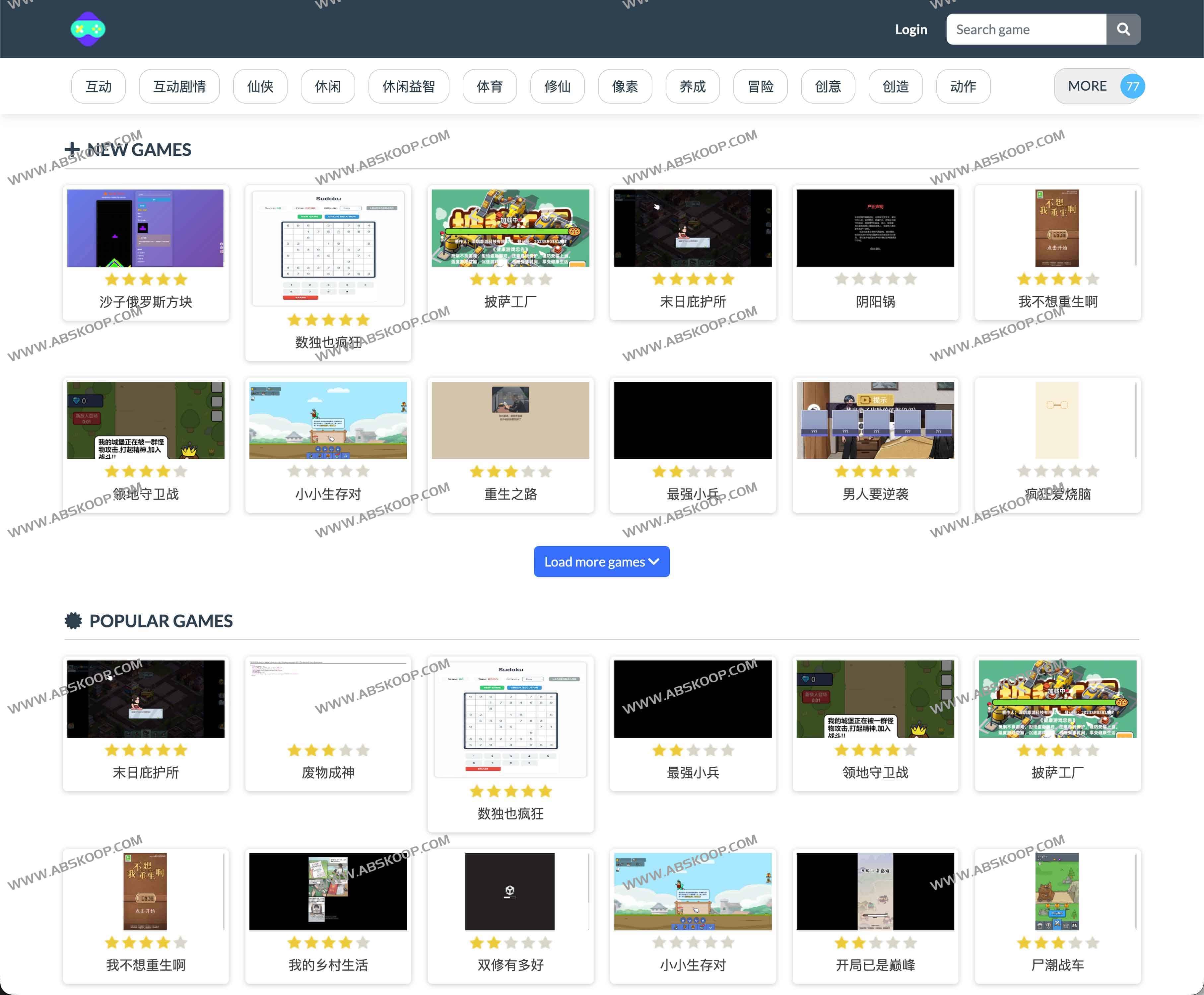 Hack-Games 在线小游戏平台：免广告打扰，手机电脑一键畅玩热门小游戏