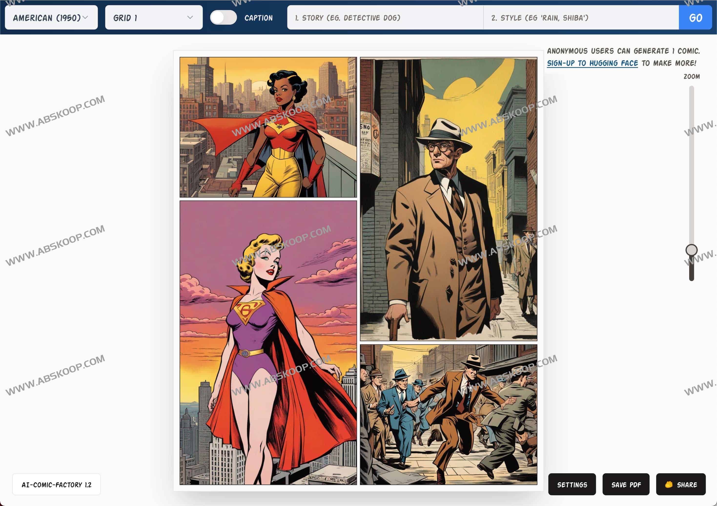 开源在线AI漫画生成器-AI Comic Factory AI漫画工厂
