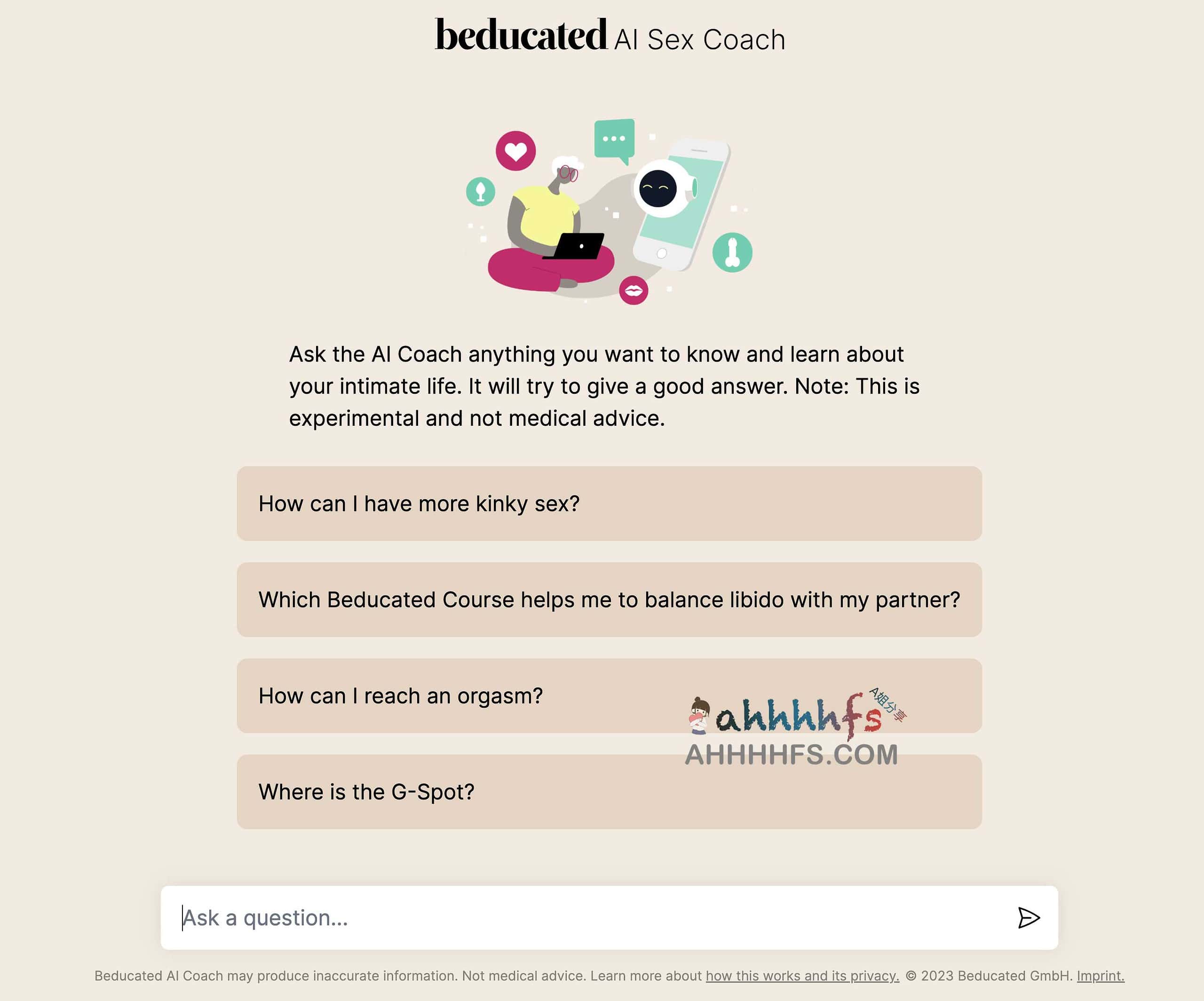 人工智能AI X爱教练-Beducated AI SX Coach