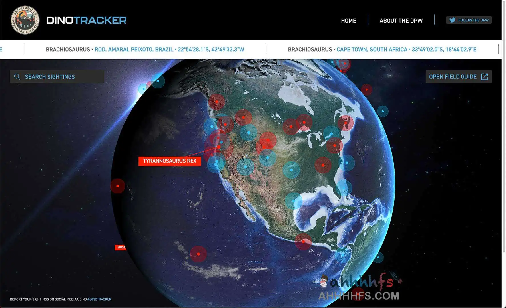 环球影业：恐龙追踪器，全球恐龙事件大搜集