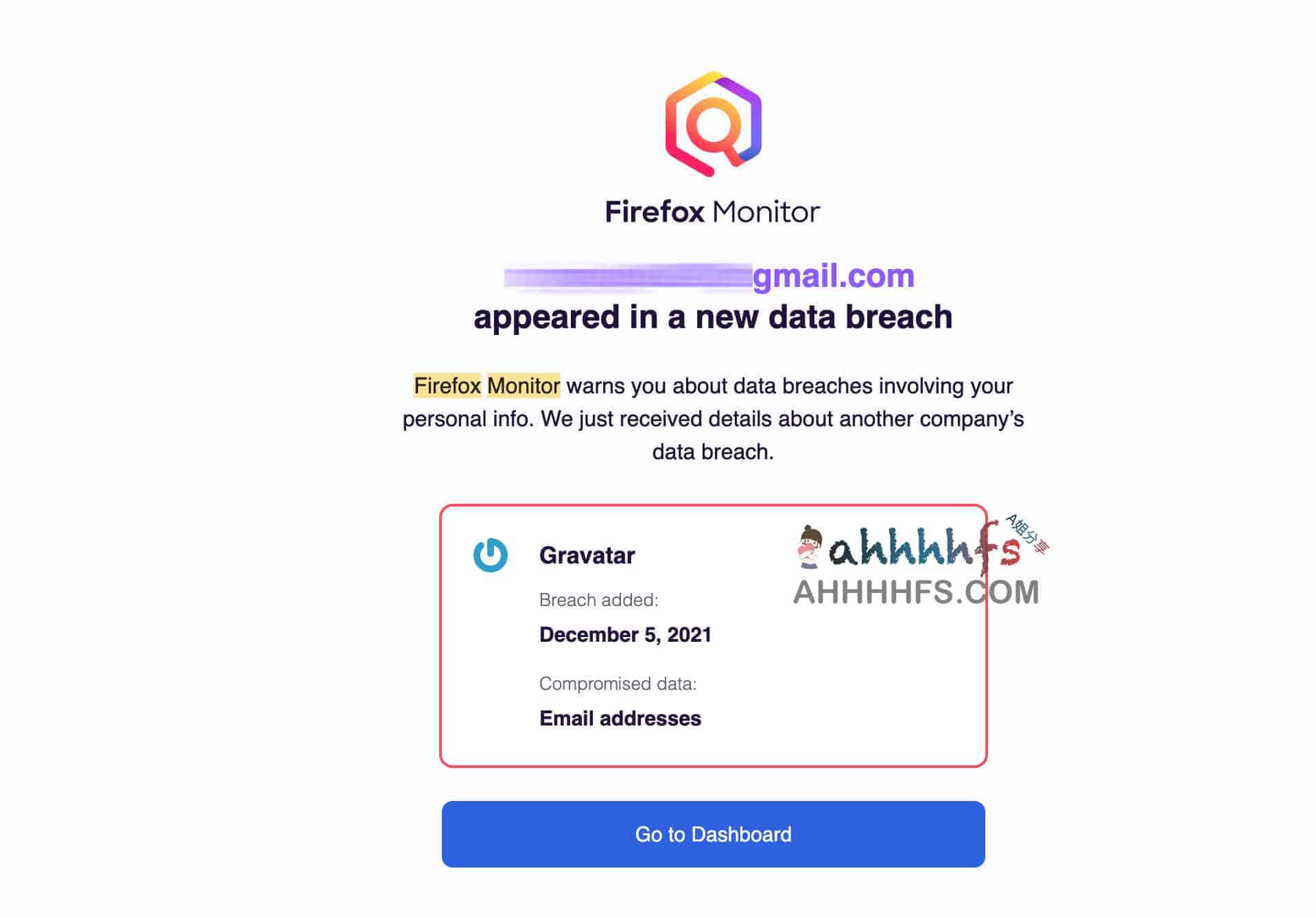 在线数据泄露查询网站-Firefox Monitor