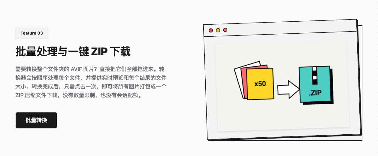 AVIF转PNG在线工具：浏览器本地处理，支持批量 ZIP 下载