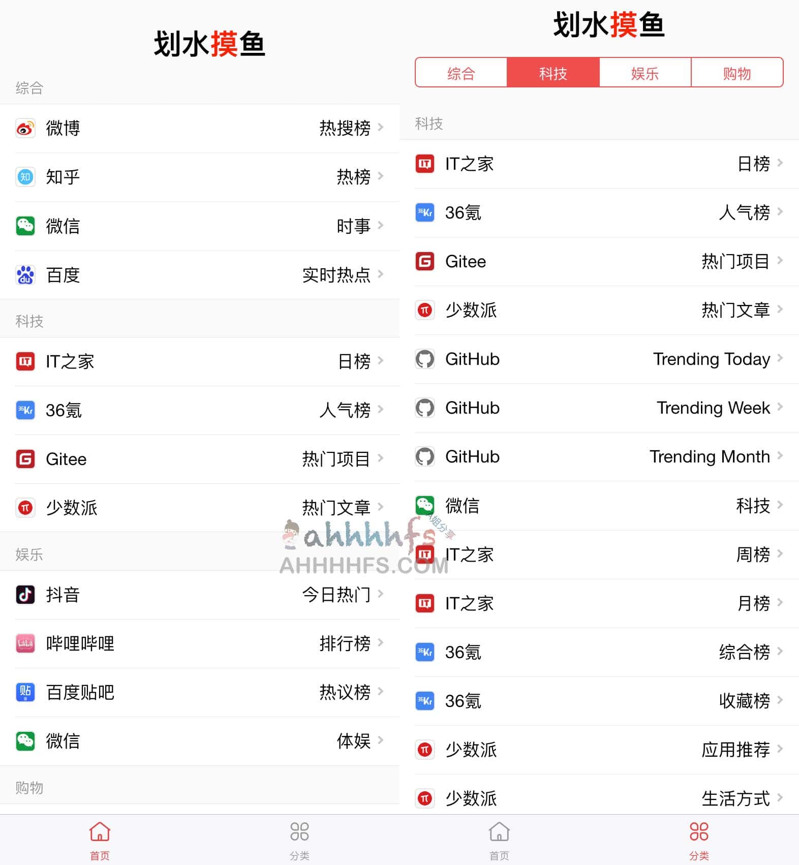划水摸鱼-全网热点聚合工具 只关注你关心的