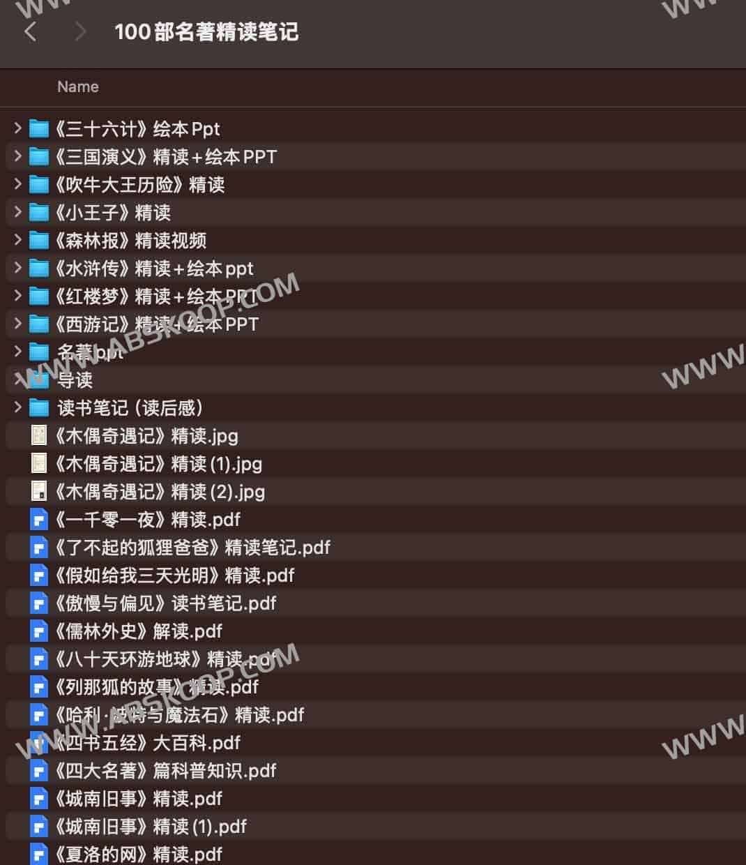 100部名著精读笔记