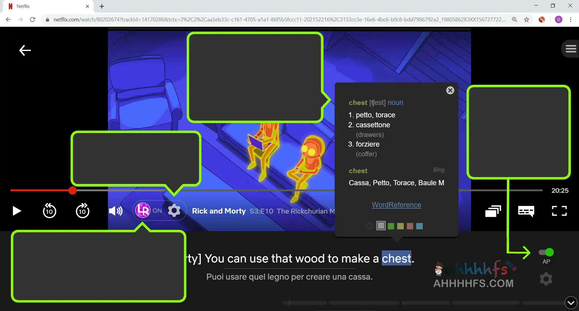 强大的语言学习工具,边看剧,边学外语-Language Reactor