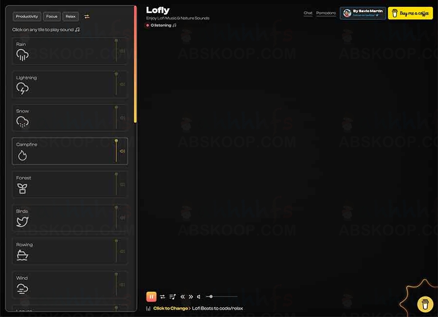 Lofly：一个结合Lo-Fi-音乐服务的背景音乐-lofly