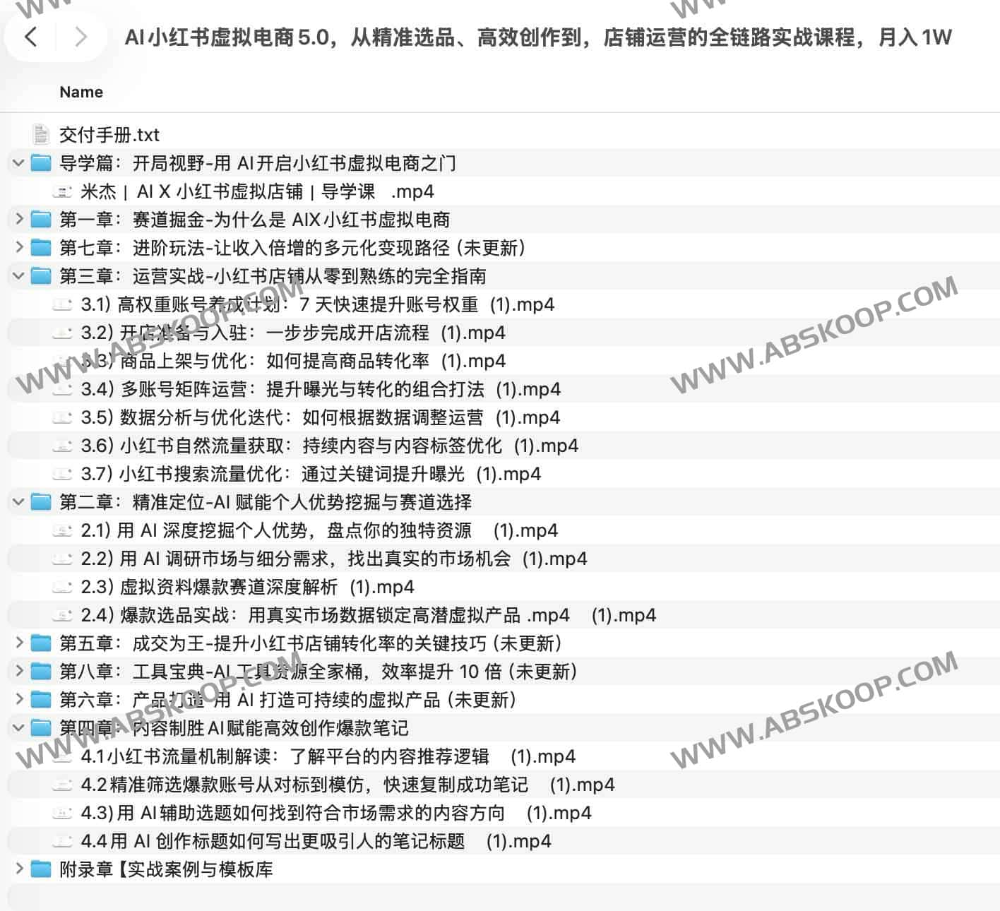 AI小红书虚拟电商全链路实战课：从选品到变现的AI爆款打法