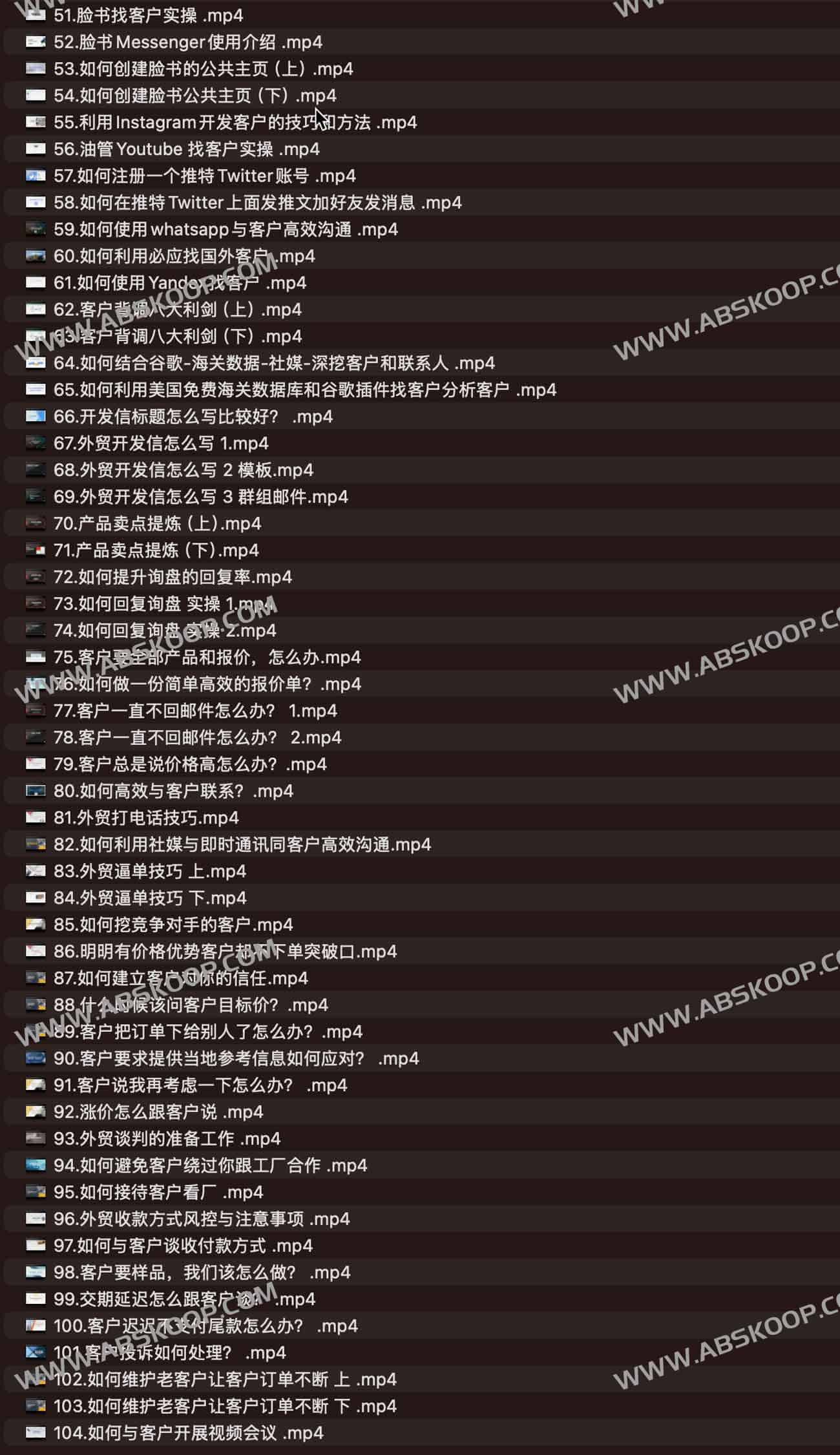 凤姐外贸进阶课（扩客，社媒，沟通，谈判技巧），帮助你了解如何快速入行做外贸