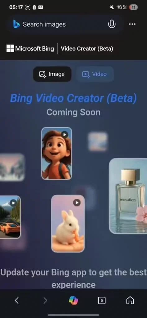 微软邀测必应视频创建器：免费 AI 生成视频，基于 OpenAI Sora 模型，最长 5 秒、最高 480P插图1