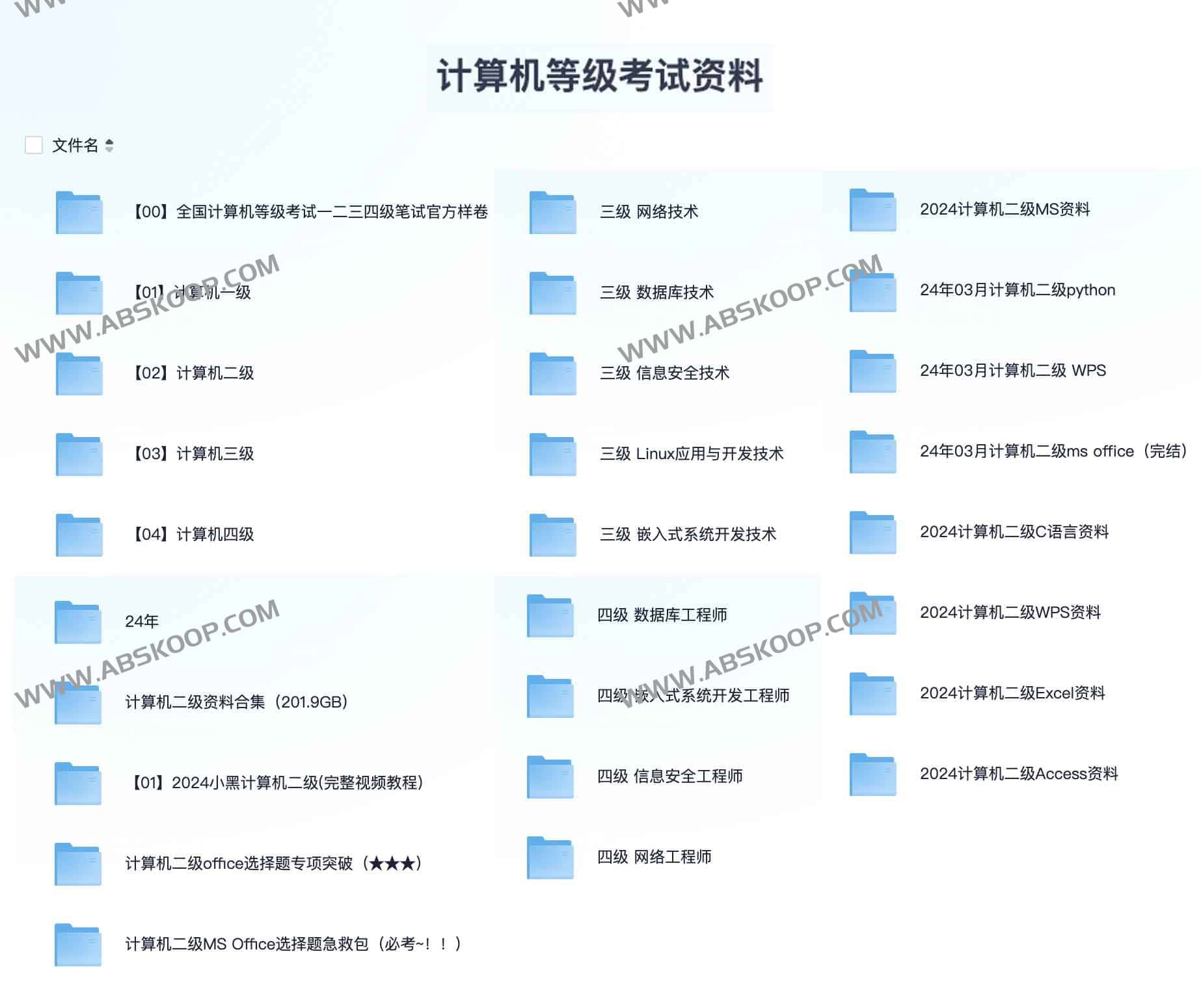 计算机等级考试资料