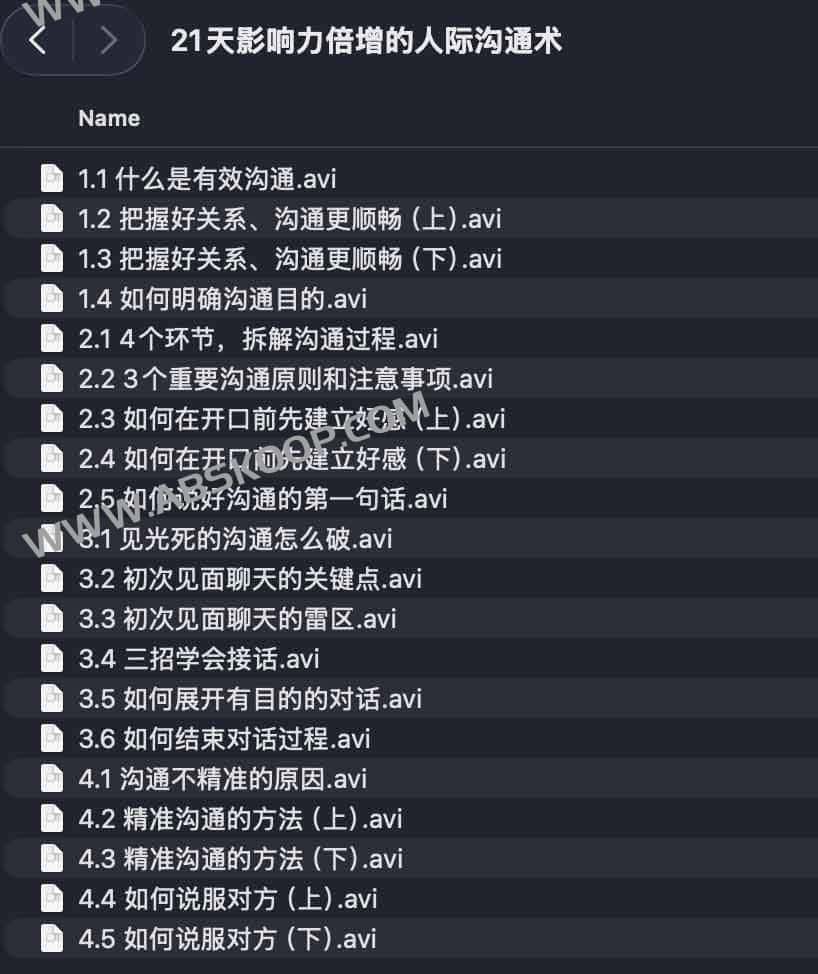 21天影响力倍增的人际沟通术