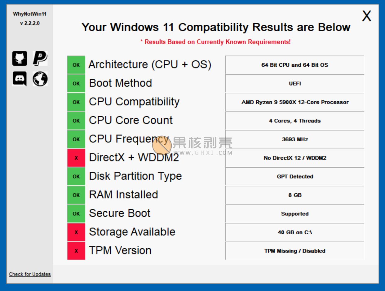 WhyNotWin11(win11检测工具) v2.7.0.0插图