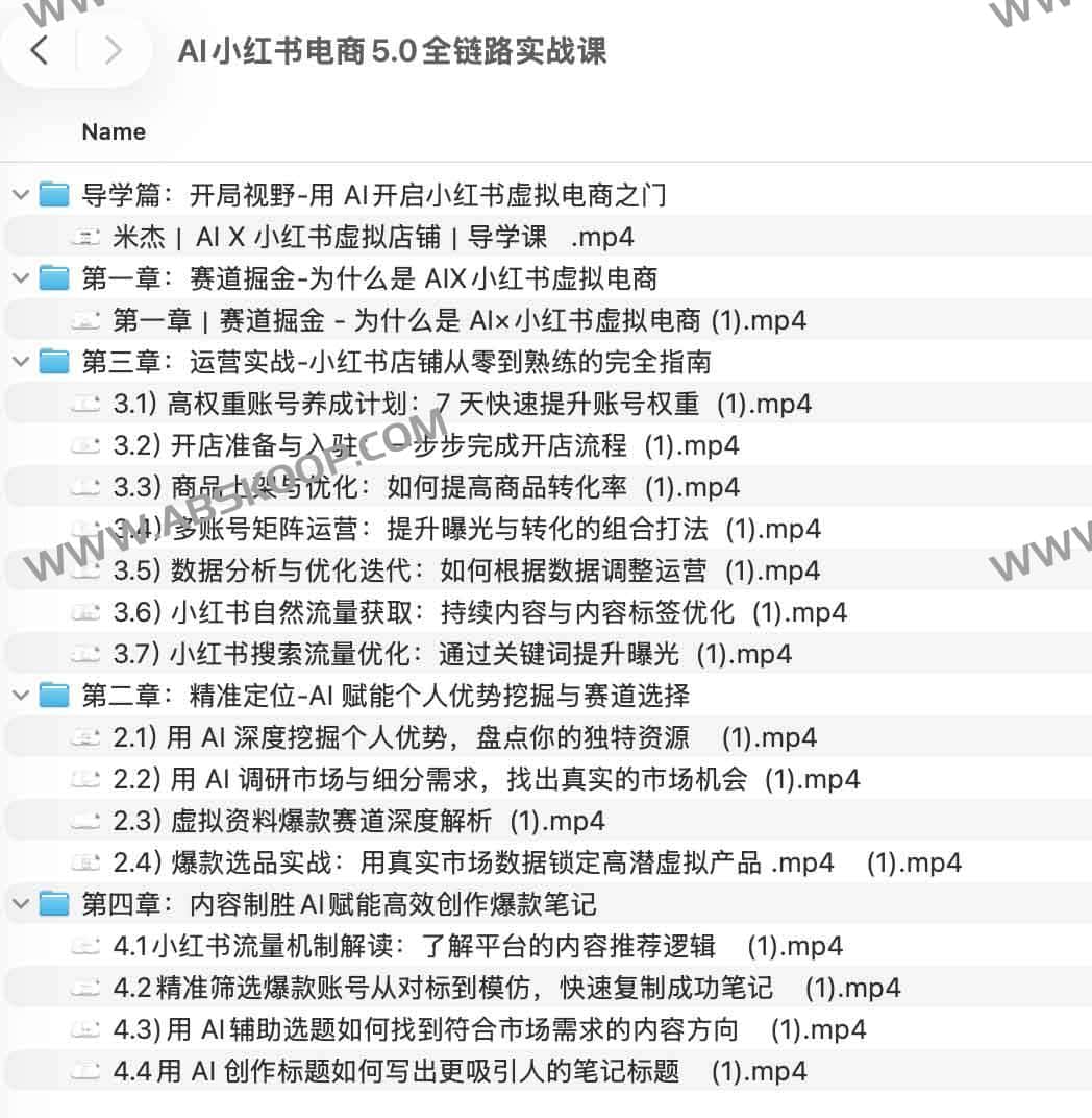 AI小红书电商5.0全链路实战课