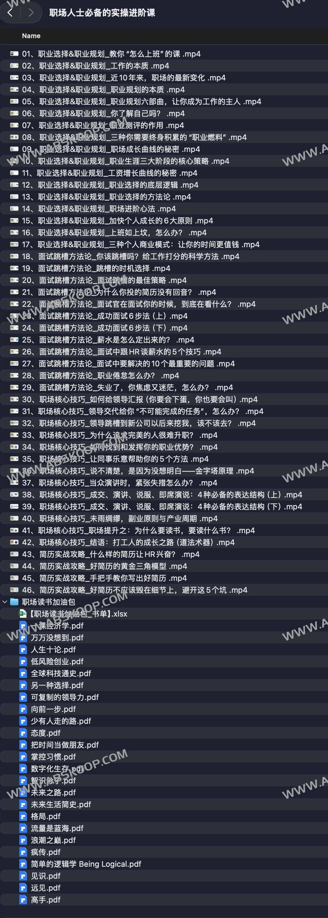 职场人士必备的实操进阶课