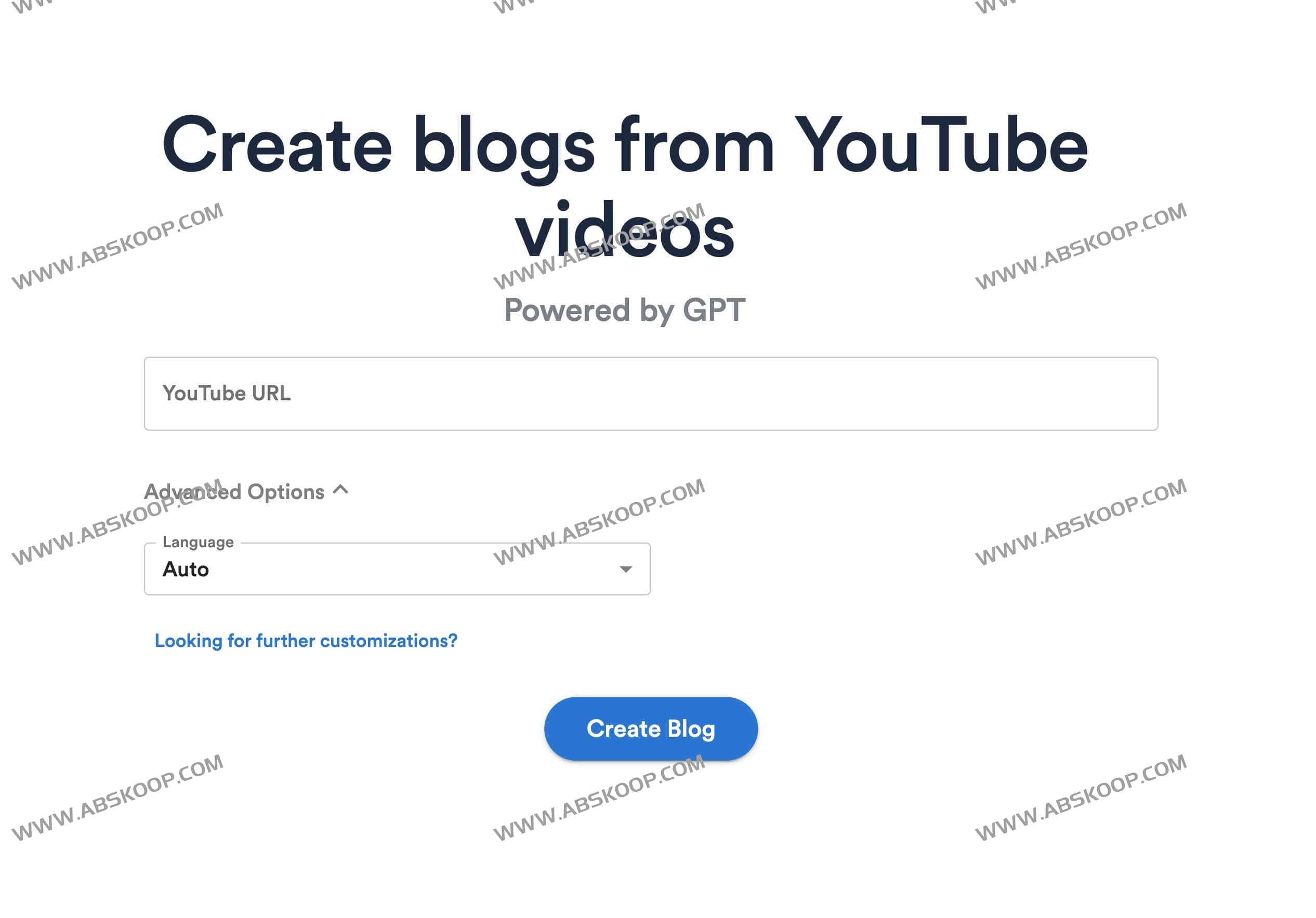 Video To Blog 使用GPT一键将YouTube视频转为文字博客