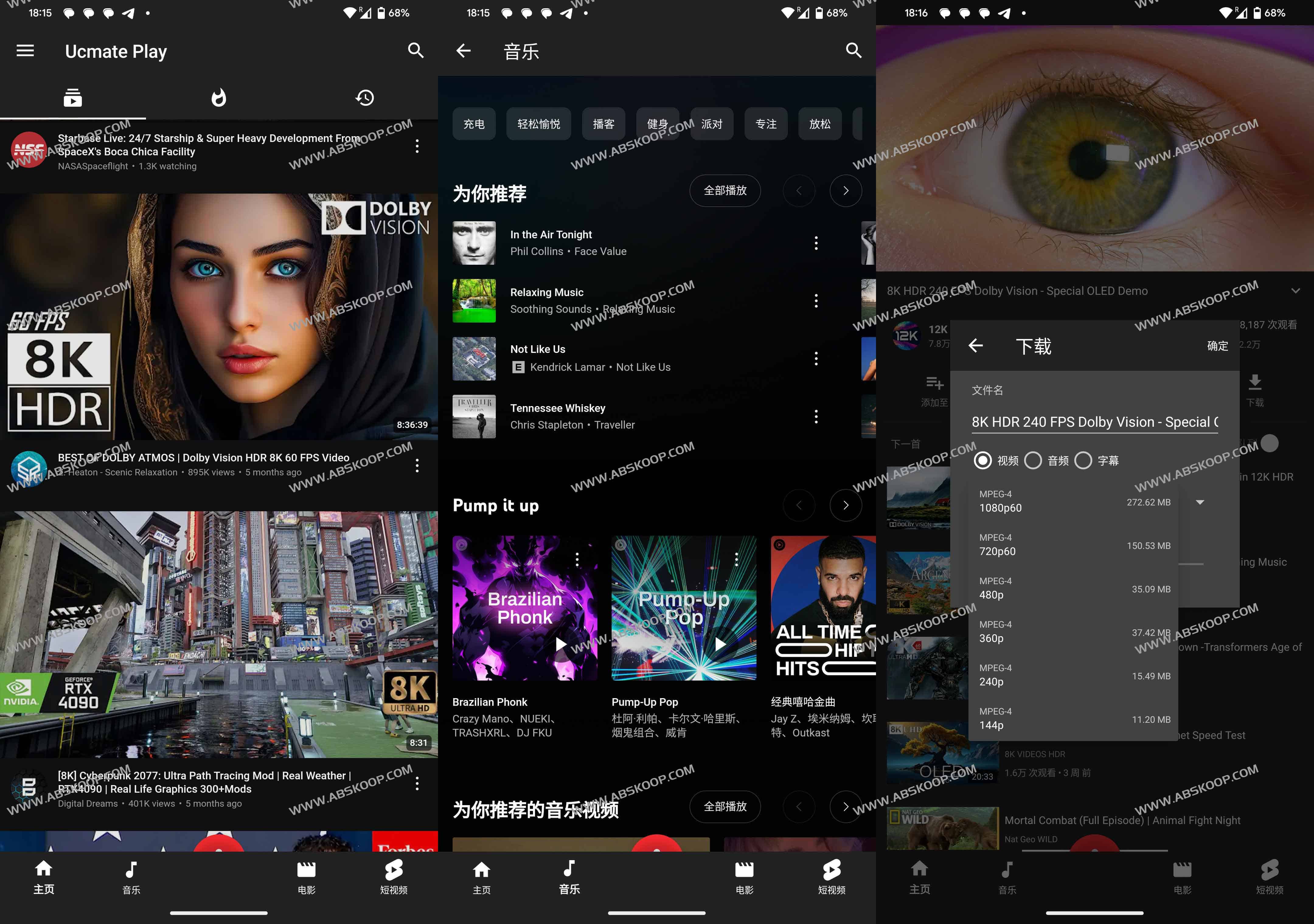 YouTube视频下载器 支持从多个平台下载视频和音乐-Ucmate