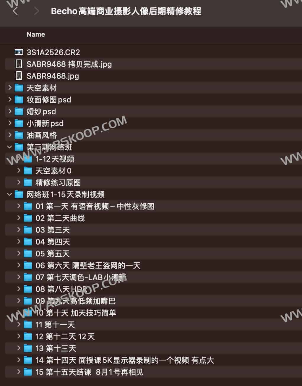 Becho高端商业摄影人像后期精修教程