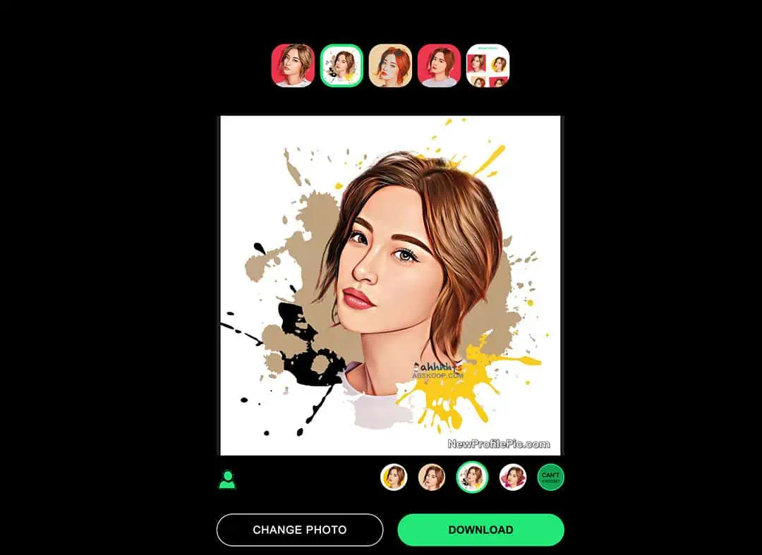 NewProfilePic-使用ai人工智能制作个性化大头贴