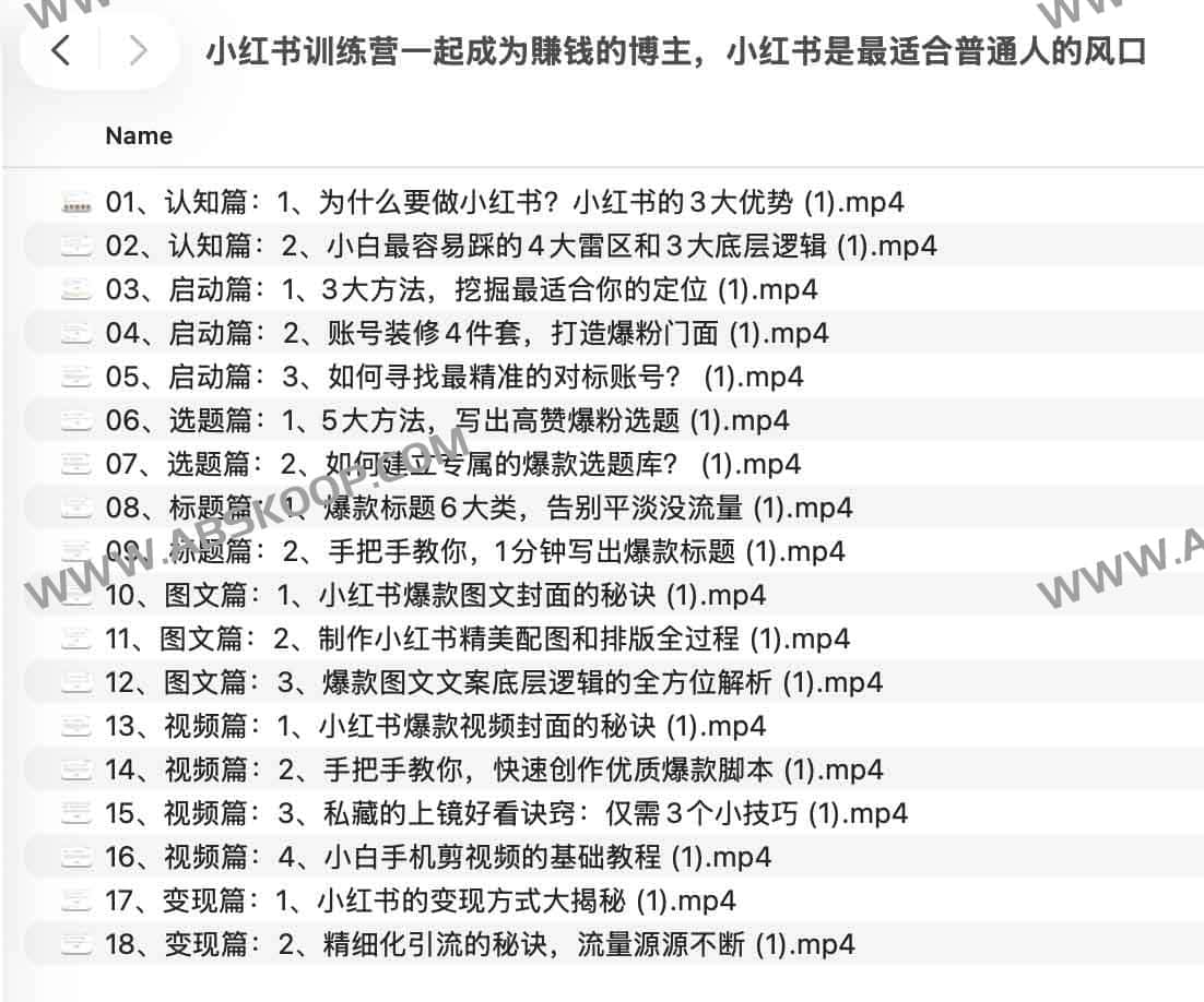 小红书训练营一起成为賺钱的博主，小红书是最适合普通人的风口