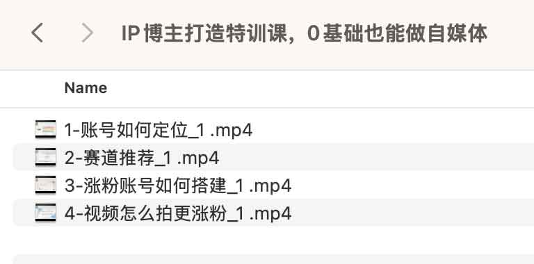 IP博主打造特训课，0基础也能做自媒体