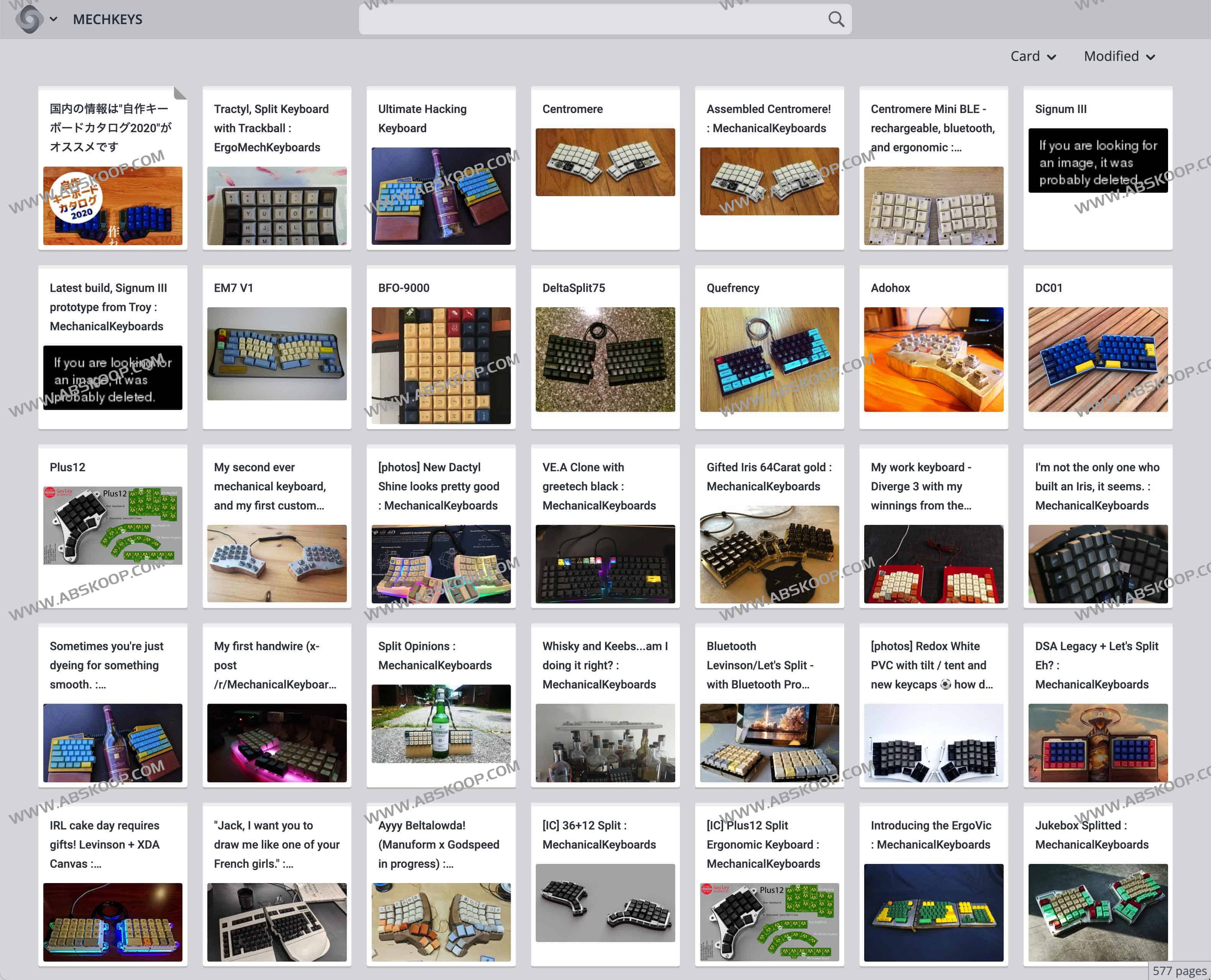 MECHKEYS：在线机械键盘博物馆