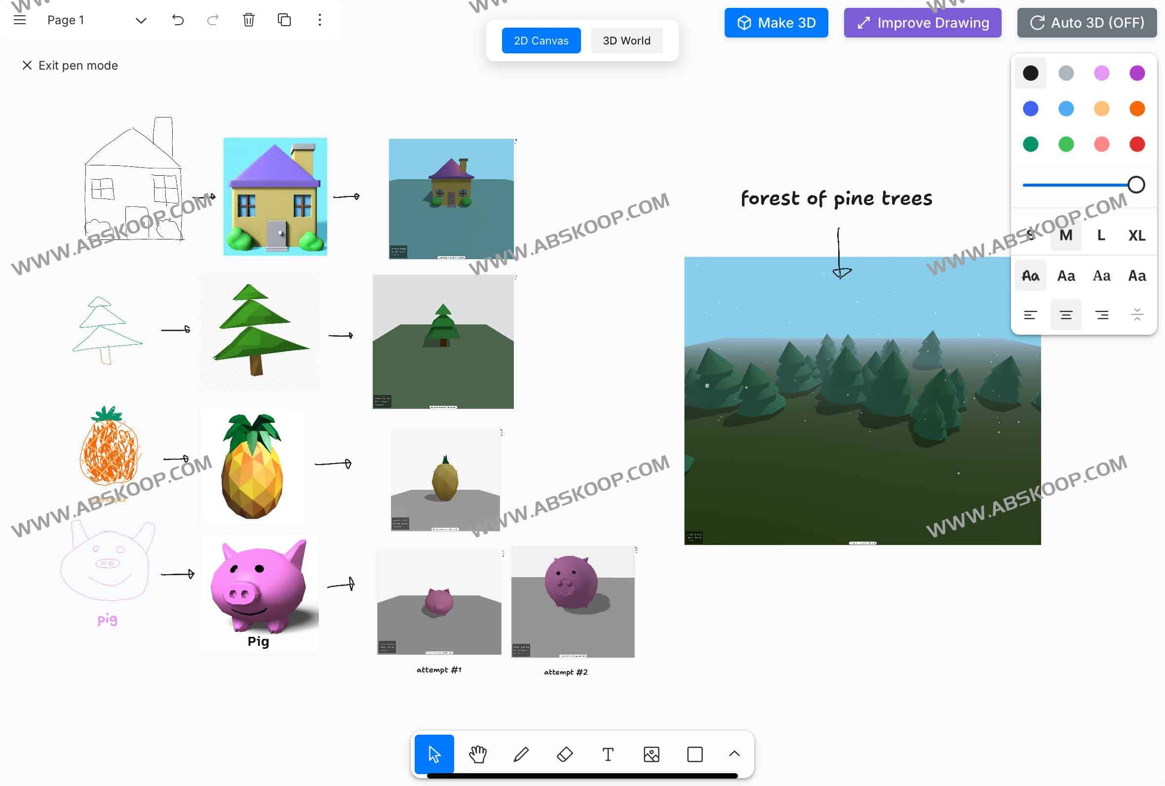 Vibe Draw：智能2D草图转3D模型的创新工具