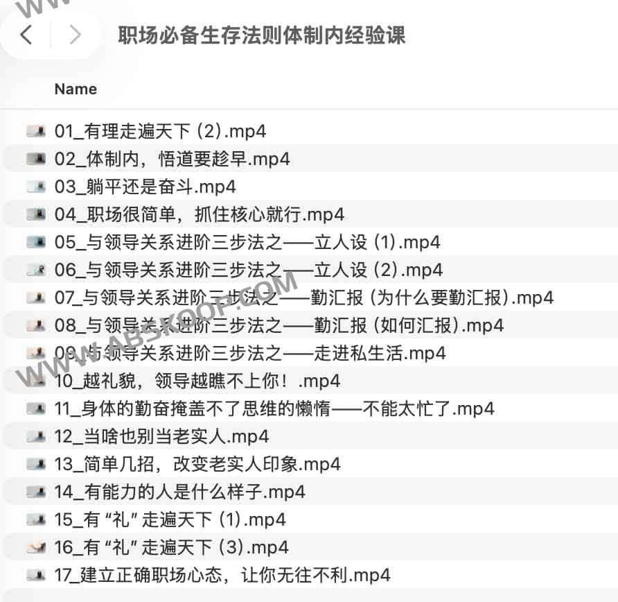 职场必备生存法则体制内经验课
