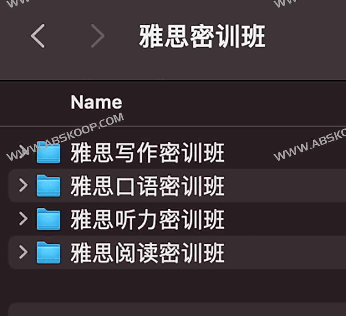 万门大学《雅思密训班》