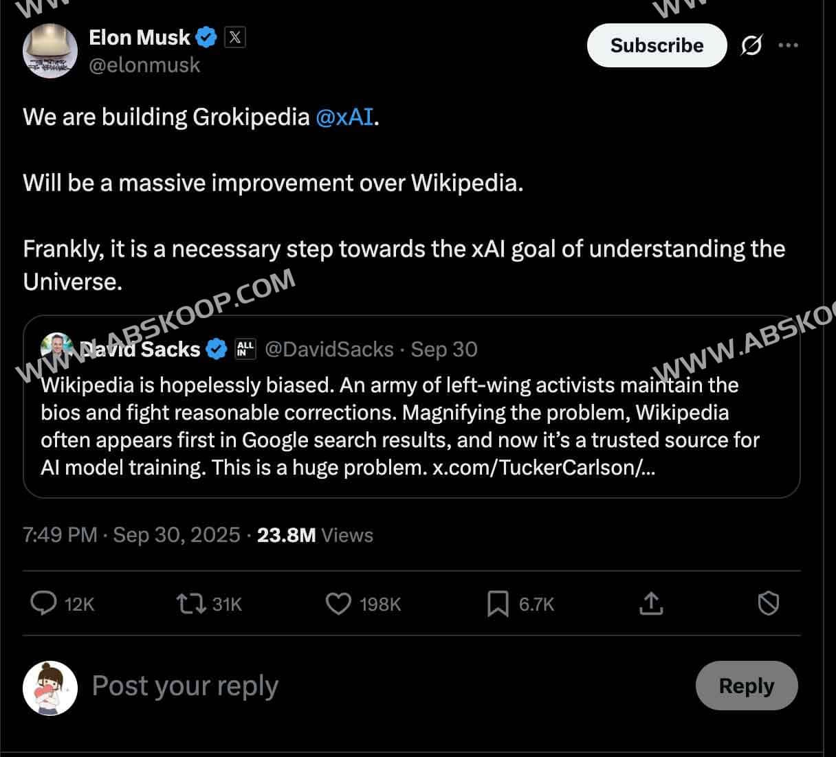 Grokipedia：xAI 推出的 AI 在线百科