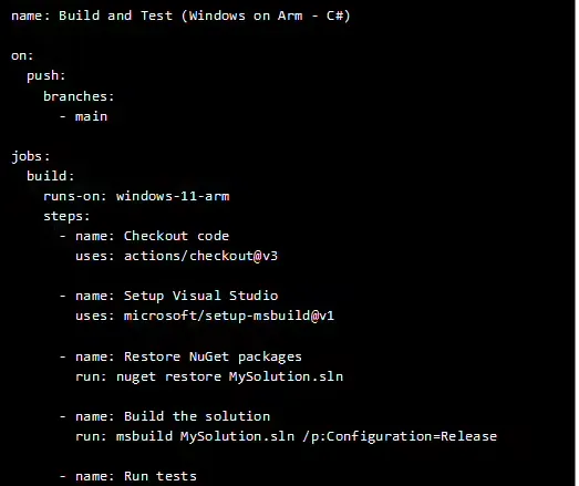 GitHub Actions 现已支持所有公共仓库的 Windows on Arm 运行器插图 GitHub Actions 现已支持所有公共仓库的 Windows on Arm 运行器插图