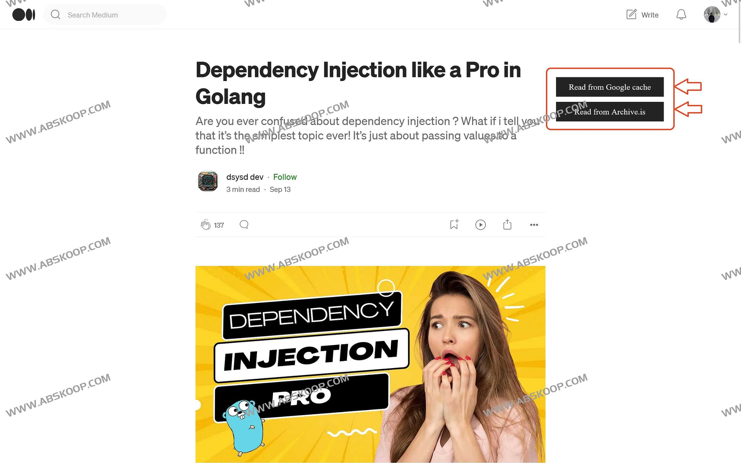 Medium付费文章解析器 无限阅读付费内容-Medium Parser