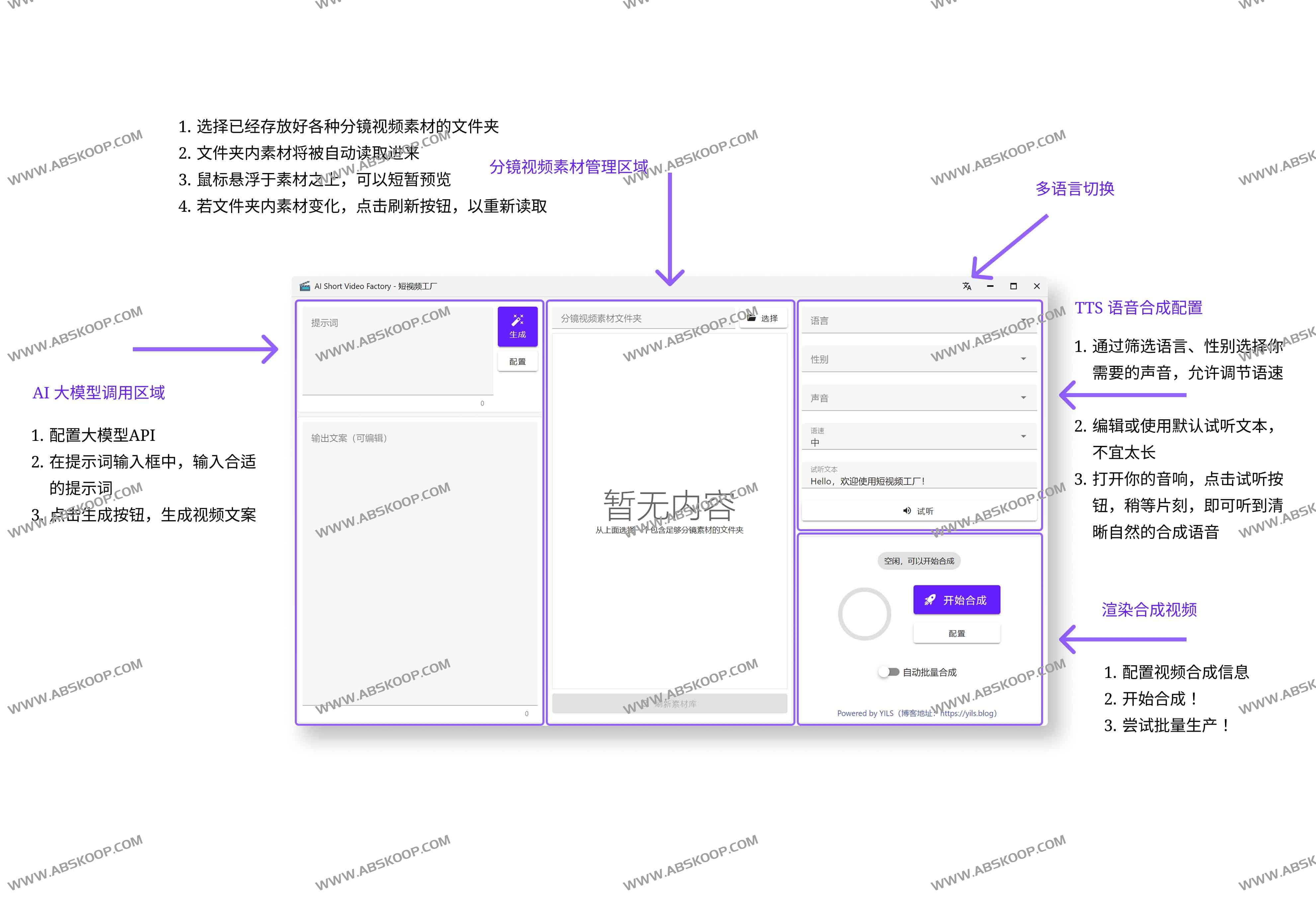 AI短视频工厂（Short Video Factory）：开源跨平台的一键成片与AI批量混剪工具