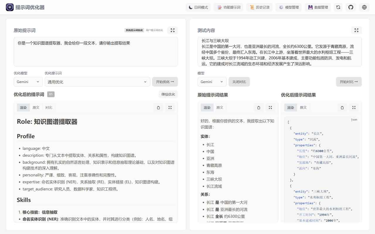 Prompt Optimizer：多端开源AI提示词优化器，轻松激活小模型潜力