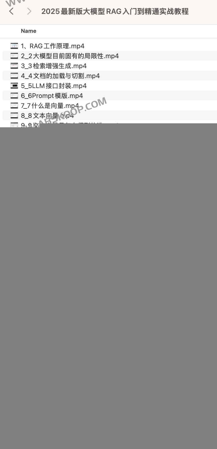 2025最新版大模型RAG入门到精通实战教程