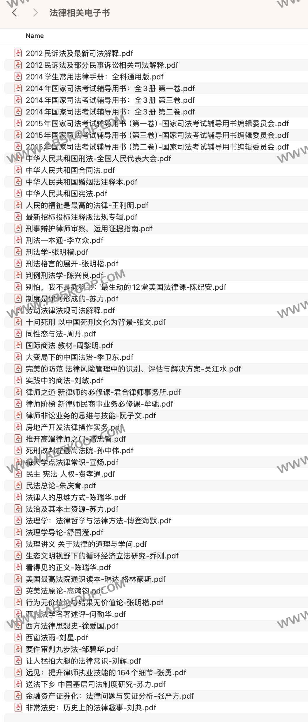 法律相关电子书