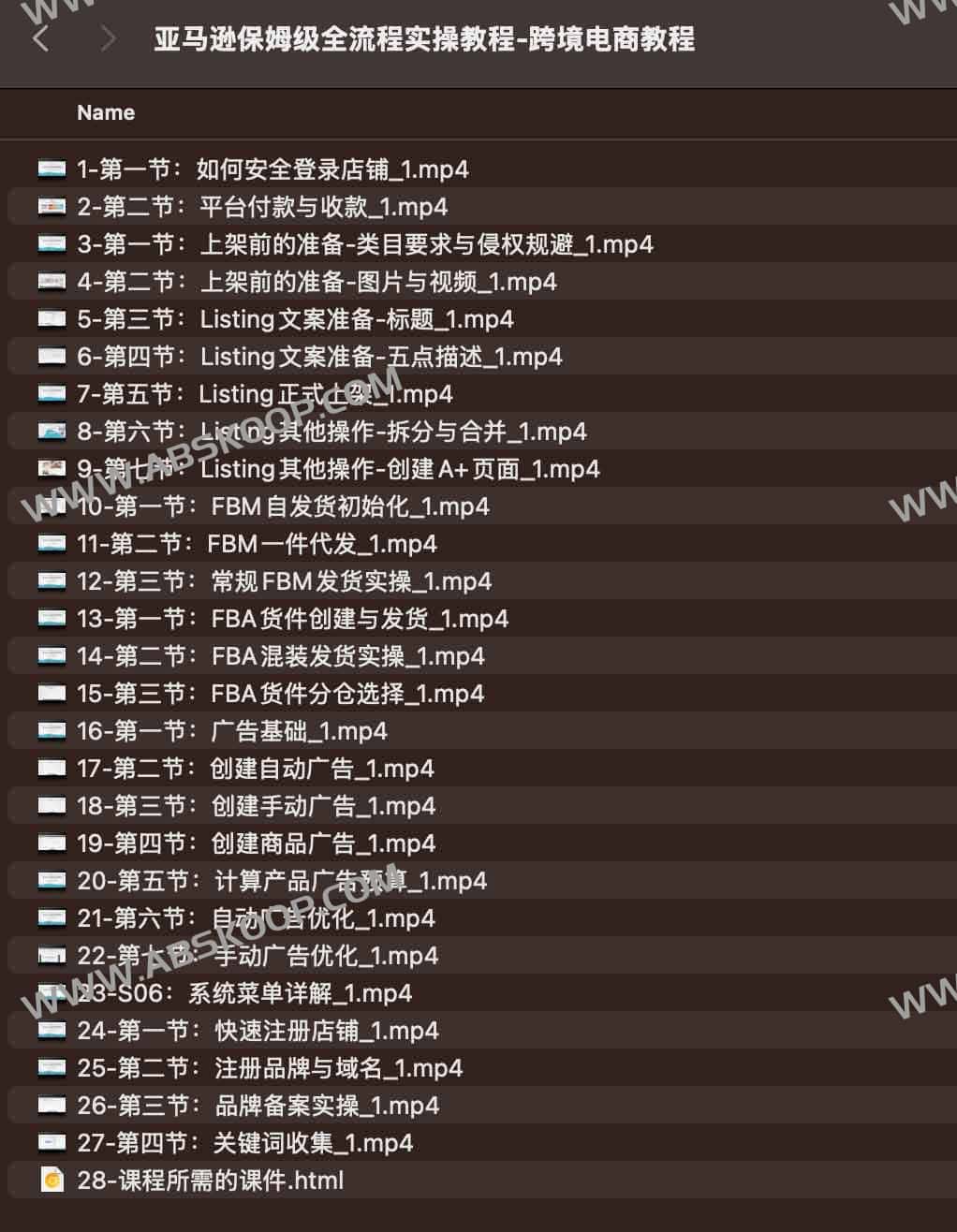 亚马逊保姆级全流程实操教程-跨境电商教程