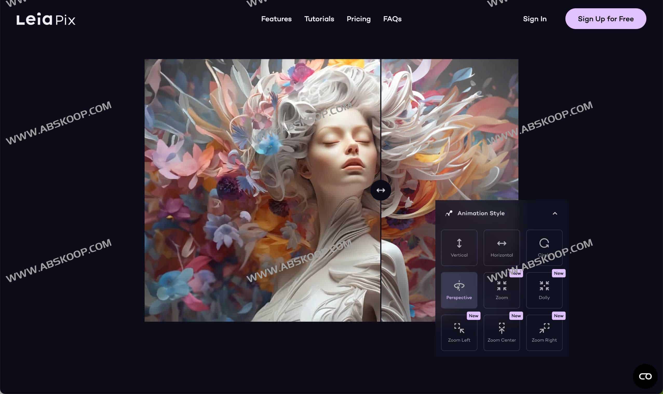 LeiaPix-将2D照片转3D效果AI工具