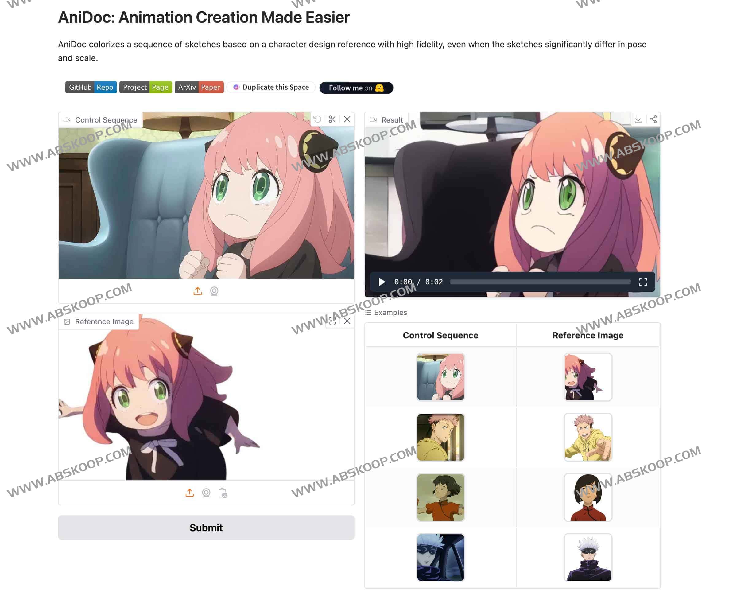 AniDoc：动画创作草图高保真着色工具