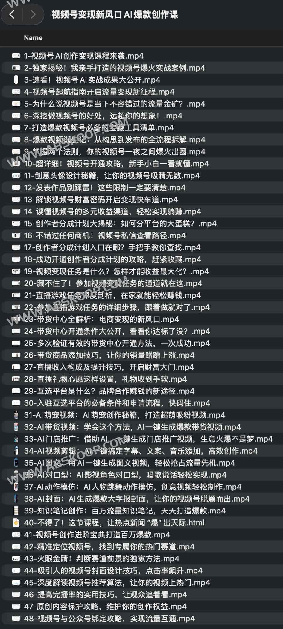 视频号变现新风口AI爆款创作课