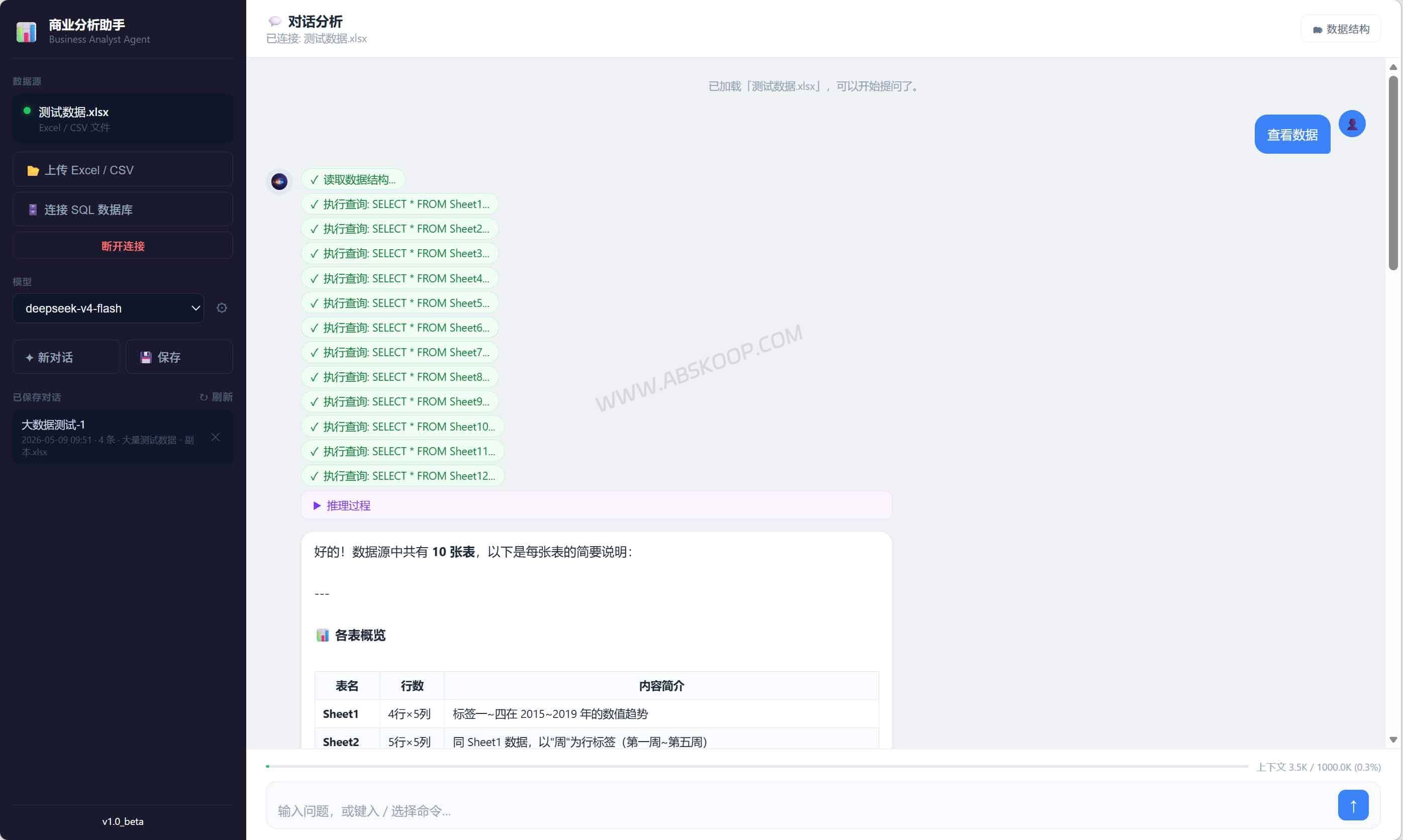 Data-Analysis-Agent:用自然语言查数据库的开源 AI 数据分析工具 2 Data-Analysis-Agent:用自然语言查数据库的开源 AI 数据分析工具