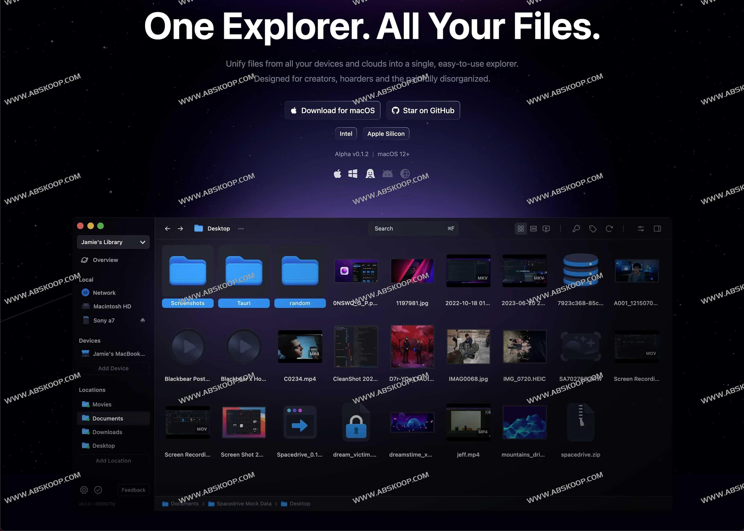 Spacedrive-开源跨平台文件管理器