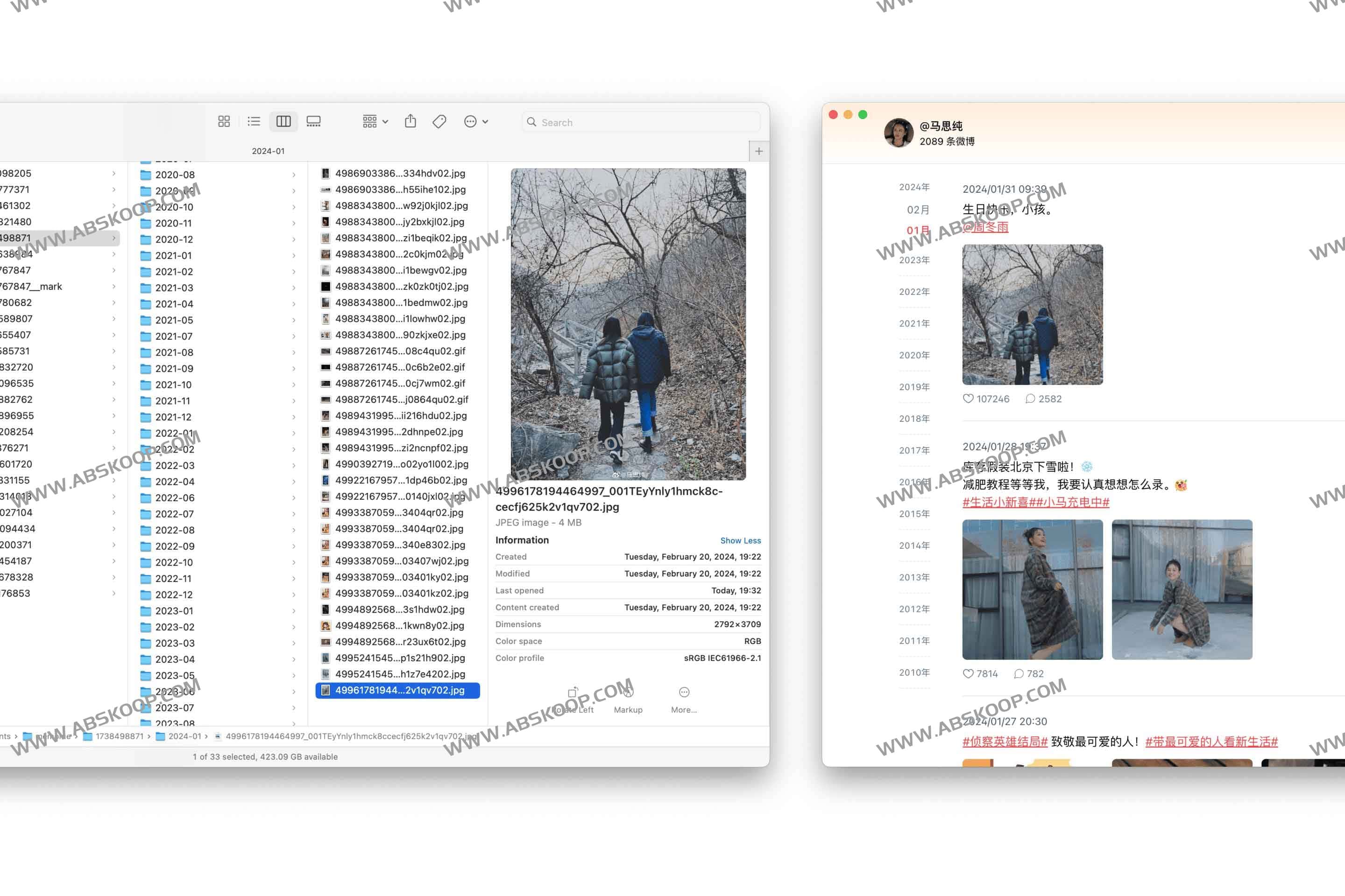 新浪微博备份工具 - MemoMe（原Speechless）