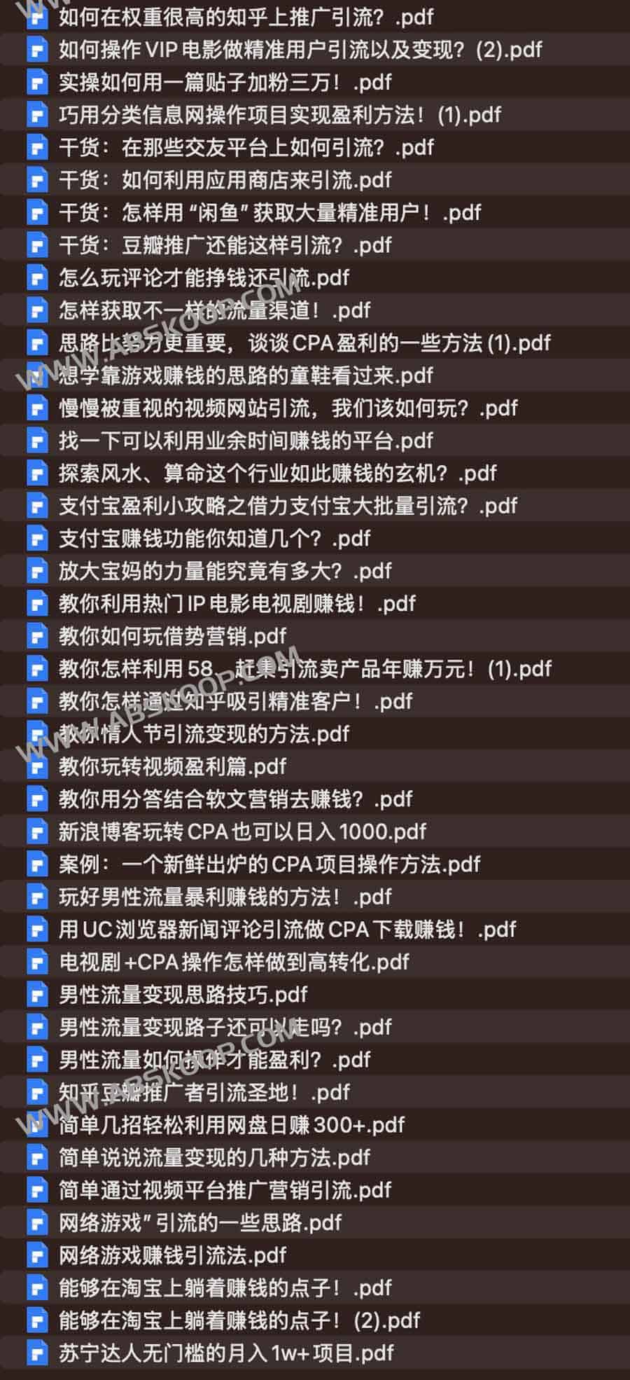 88个精选赚钱项目揭秘