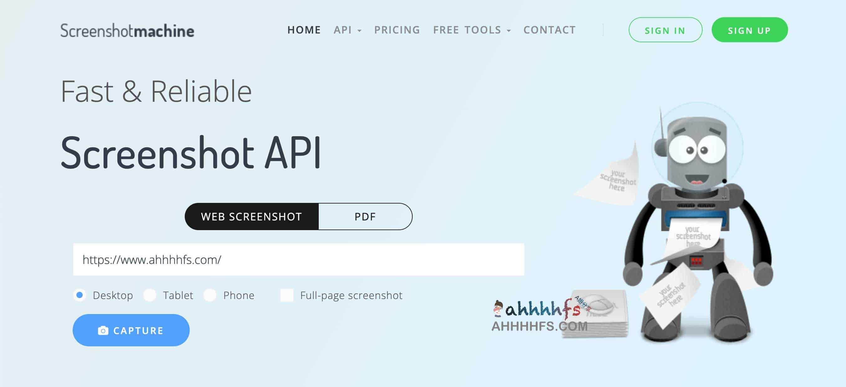 在线截图工具 支持网页整页截图-Screenshot Machine