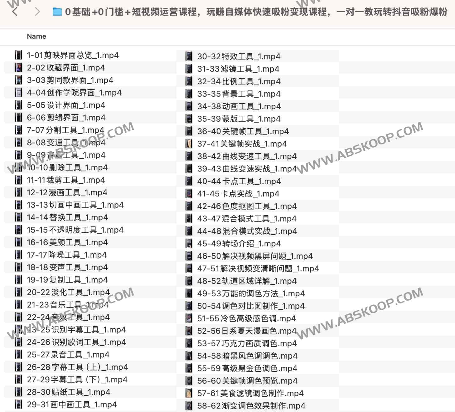 0基础+0门槛+短视频运营课程，玩赚自媒体快速吸粉变现课程，一对一教玩转抖音吸粉爆粉