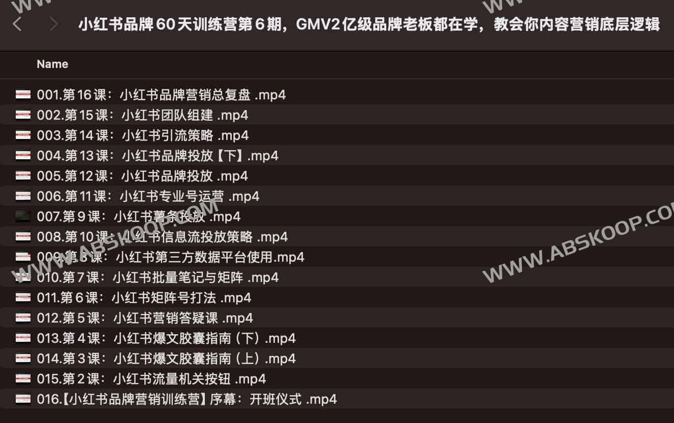 小红书品牌60天训练营第6期，GMV2亿级品牌老板都在学，教会你内容营销底层逻辑