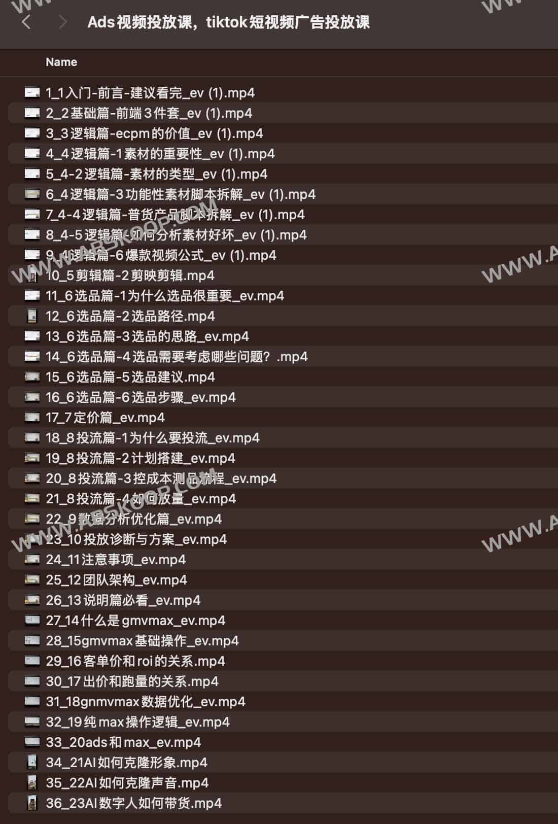 Ads视频投放课，tiktok短视频广告投放课