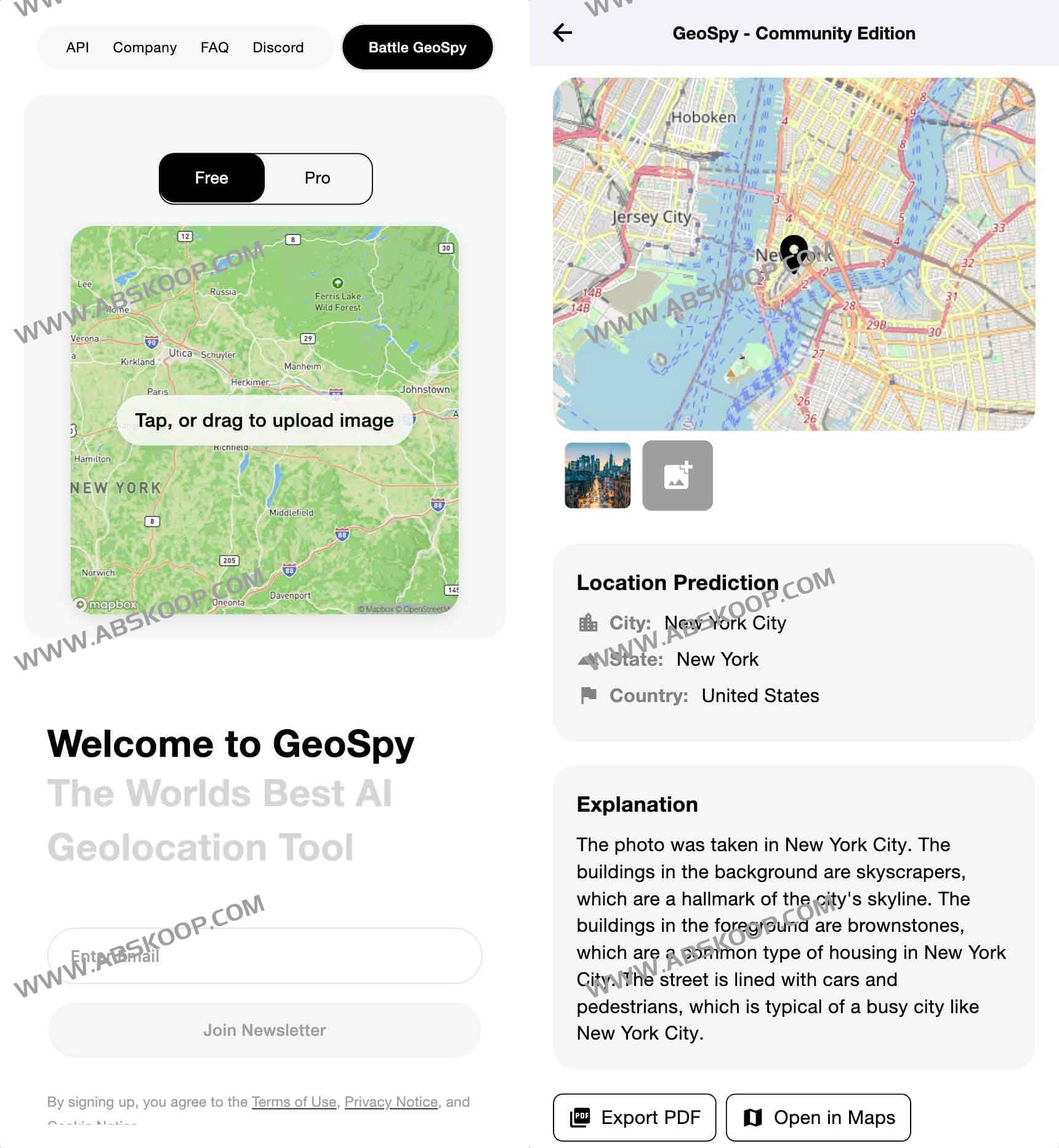 AI图片定位工具 基于 AI 的照片地理位置识别-GeoSpy AI