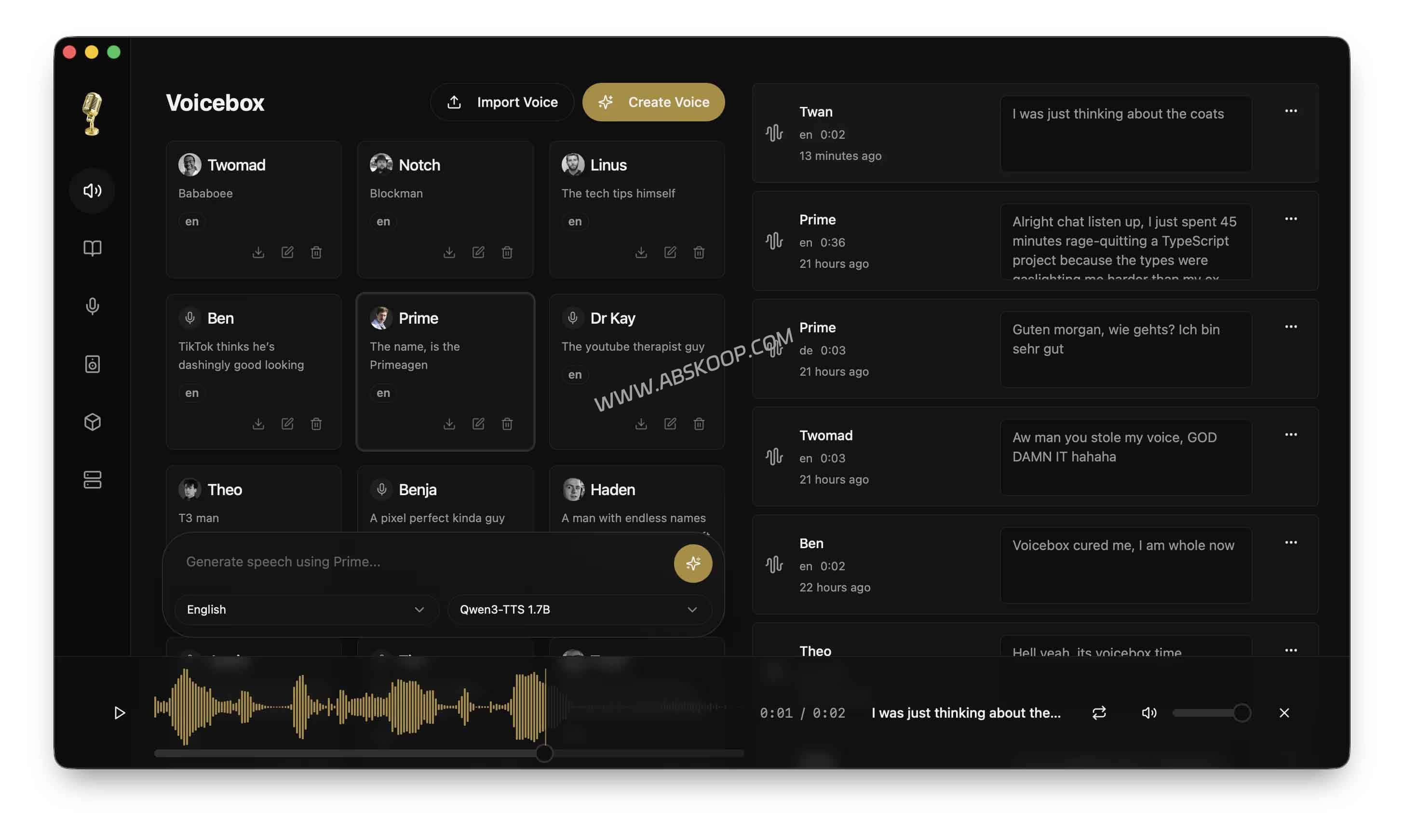 ElevenLabs 平替？Voicebox：开源的本地语音生产基础设施 (隐私不出网)